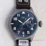 New IWC Big Pilots Fake Watch 7 Days Power Reserve 46mm / Titanium Blue Dial